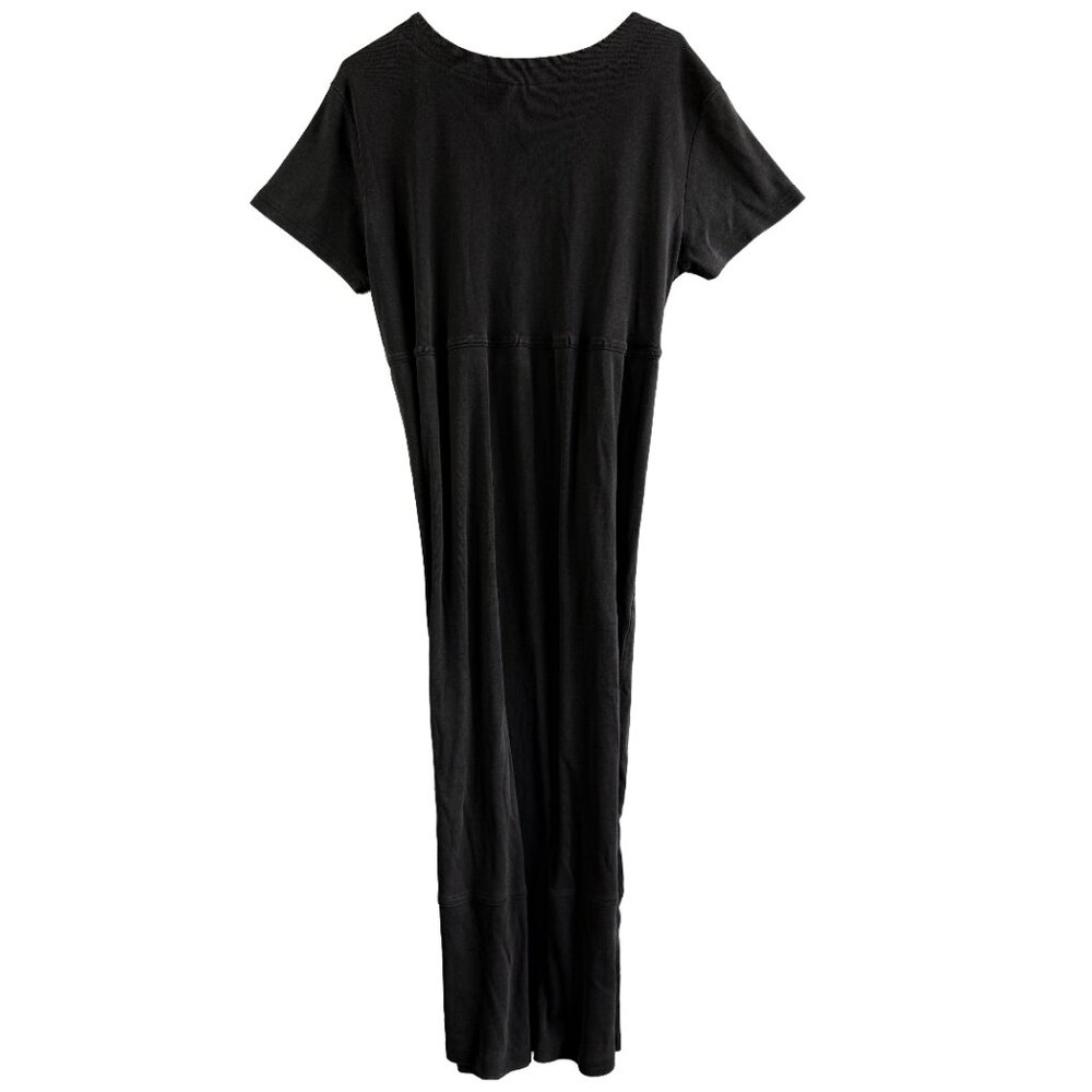 Vintage California Concepts Zebra Graphic Black Midi T-Shirt Dress No SZ Tag M/L - Picture 3 of 10